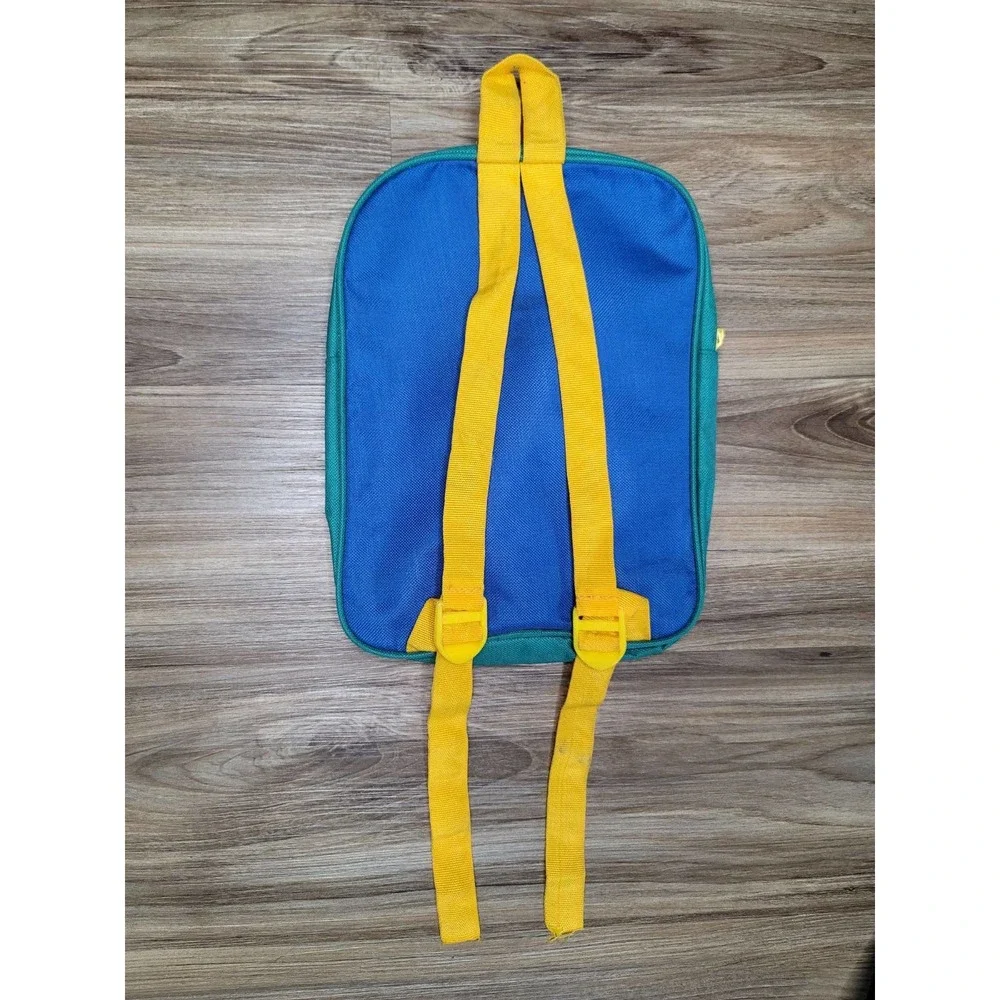 Vtg Jet Airways Jet Kids Backpack Color Block